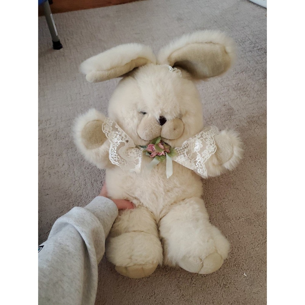 T.L. Toys Vintage Bunny Plush Rare HTF Stuffed Animal